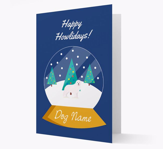 'Happy Howlidays' - Personalised {breedFullName} Card